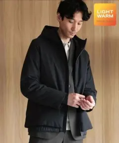 GLOBALWORK ライトウォームスマートブルゾン　Lサイズ　ブラック