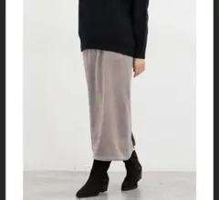 Honeys ハニーズ あったかナロースカート M モカ