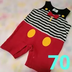 Disney ミッキー風ロンパース 70サイズ