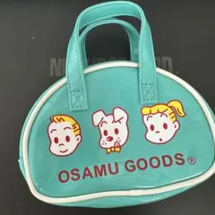 オサムグッズ　ボストン型ポーチ　ターコイズ