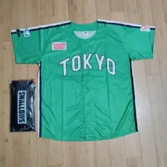 【新品未使用】東京ヤクルトスワローズ ユニフォーム グリーン　ポンチョセット