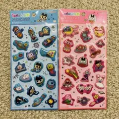 正規品　Tamagotchi　ぷっくりシール　サンスター文具　30周年記念　2点のサムネイル