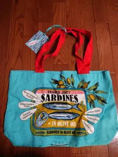 TRADER JOE'Sトレダージョーズ　エコバッグ　オイルサーディン