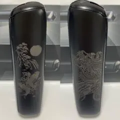 鯉 滝登り 龍 桜 加工 プルーム オーラ Ploom aura ブラック 黒