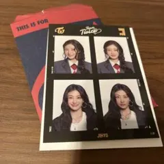 新品 未使用 TWICEジヒョ 証明写真