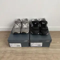 New Balance YV373 スニーカー 2足セット 19cm 20cm