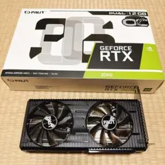 最終値下！PARiT RTX3060 12GB OC DUALグラフィックボードのサムネイル
