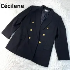 セシレーヌ Cécilene 紺ブレ ダブルジャケット 金ボタン 13ARのサムネイル