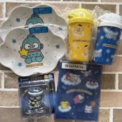 サンリオ　当たりくじ　6点セット　まとめ売り　フィギュア　タンブラー　トレイ