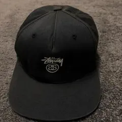 Stüssy キャップ 帽子 ブラック 刺繍ロゴ 100％コットン　限定のサムネイル