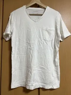 グローバルワーク　白ＶネックTシャツ