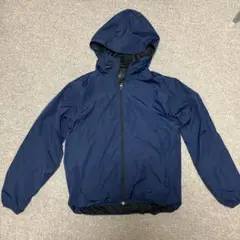【中古】GU_ネイビーフード付きジャケット　Sサイズ