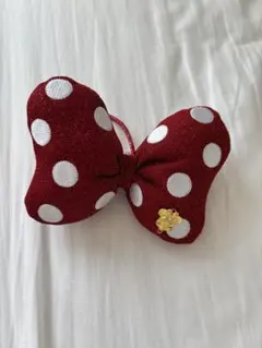 ディズニー　ミニーヘアゴム