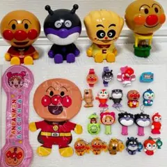 アンパンマン ガチャガチャ25点 まとめ売り【汚れあり】 【ジャンク品あり】