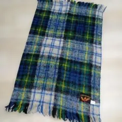 CREA GARAN スコットランド製　ヴィンテージ　ウール／モヘア　ひざ掛け