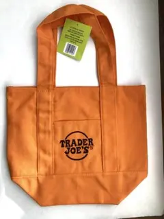 TRADER JOE'S オレンジ トートバッグ
