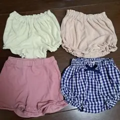 ユニクロ他ベビーパンツ 4点セットまとめ売り