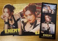 TWICE ENEMY 初回限定盤A 初回限定盤B トレカ サナ