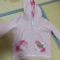 薄手のパーカー ピンク 女の子 110