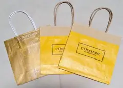 LOCCITANE ロクシタン ショッパー 紙袋 3点セット