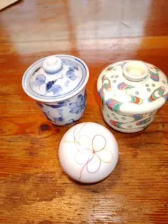 蓋つき煮物椀 2客セット 錦松梅 淳秀作 - メルカリ