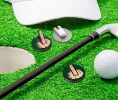ゴルフマーカーマグネット付き　ゴルフマーカーマグネット　マーカー磁石付き