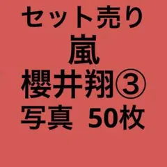嵐 櫻井翔 公式写真セット③