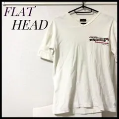 FLAT HEAD VネックTシャツ ゴールデン50'sのサムネイル