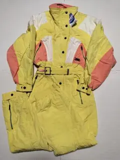 ellesse スキーウェア Mサイズ イエロー/ピンク