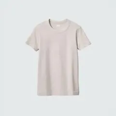 美品★UNIQLO U ユニクロU〔L〕クルーネックT（半袖）コットン100%