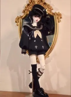 40cmドール（MDD等）用ディーラー様製アウトフィット MDD　ディーラー様製　アウトフィット　ドール　服　 1⁄4サイズ　犬張子　衣装　ドレスGarcon Eden様製