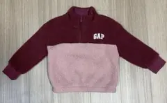 GAP フリースジャケット 100cm ワインレッド/ピンク