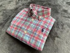 【美品】【Ralph Lauren】子ども用チェックシャツ18M（85cm）