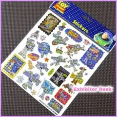 新品『トイストーリー／大判ステッカーシール３２種類』ウッディ、バズ・ライトイヤー