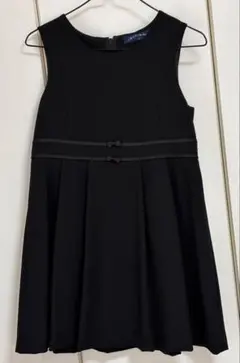 ノースリーブ黒色ワンピース フォーマル　冠婚葬祭　120㎝