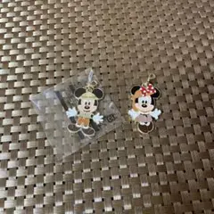 ミッキー＆ミニーチャーム　2個セット