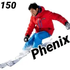 美品 PHENIX デモモデル スキーウェア上下 150 ジュニア 男の子 赤青
