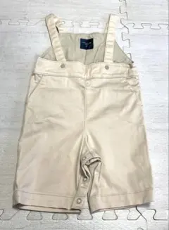 コムサデモード　90センチ　ベージュ　オーバーオール