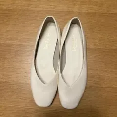Le Talon ホワイト フラットシューズ
