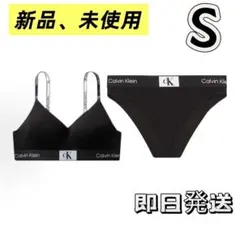 新品Calvin Klein ブラジャーショーツ ブラックS xj