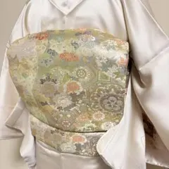 【二重太鼓作り帯】袋帯・軽装帯・正絹袋帯・美柄・付け帯