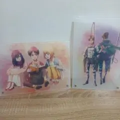 進撃の巨人 アクリルボード 2点セット