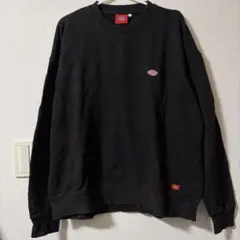 ユニセックス Ｌ　裏毛 ロゴ刺繍 スウェット トレーナー 長袖 プルオーバー