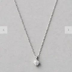 ete PT900/850 ダイヤモンド 0.1ct ネックレス「ブライト」のサムネイル