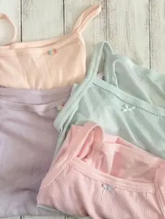 女の子用キャミソール 130サイズ 4枚セット