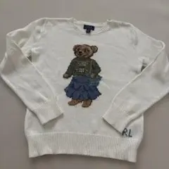 美品 ラルフローレン ポロベア ニット セーター 150