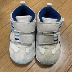 アディダス ベビーシューズ グレー ネイビー　13.5cm