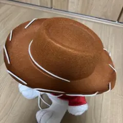 フェルト製茶色ストローハット