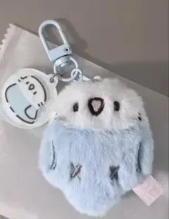 小鳥 ぬいぐるみ キーホルダー ブルー ふわふわ バッグチャーム 可愛い