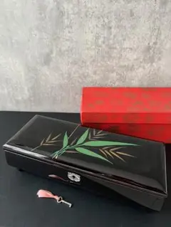 【アンティーク】美術漆器 ジュエリーケース 小物入れ オルゴール付き